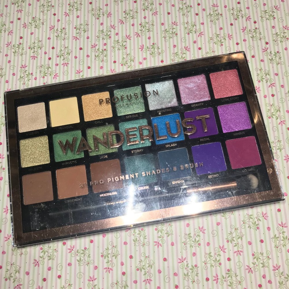 profusion wanderlust eyeshadow palette